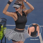 Elegantne naiste POLO kraega tennisevest: Kiiresti kuivav, varrukateta spordiks, fitnessiks, golfiks Large