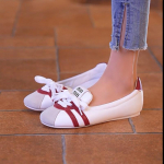 Naiste tennise tossud Lamedad Moodsad Erinevad V&auml;rvid Paeladega Kingad Naistele Kevad S&uuml;gis V&auml;ljas tossud Naistele Zapatos De Mujer 35 valge