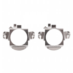 2X Autopirni Alus Hoidik H7 LED Esitule Adapter Kinnitusklamber Benz/Chery/Pentium jaoks