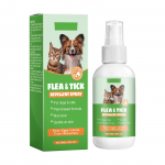 Kirbude ja puukide pihustav deodorant, lemmikloomade putukate pihusti, lemmiklooma terviselestad, kirbud, kassid ja koerad, 50 ml One Size roheline