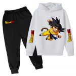 2025 MINISO Uus Talv Dragon Ball Kapuutsiga dressipluusid+p&uuml;ksid Lasteriided Poisid Goku Komplektid Lastele Suurused 100-160 T&auml;navakost&uuml;&uuml;m Kawaii Mood Topid Anime 130