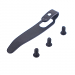 1Komplekt 420 roostevabast terasest materjalist noa seljaklamber 3 tk M2,5 kruvidega, tasku v&ouml;&ouml;koha klambrid nugade jaoks ise tehke tarvikud must