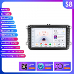 Ossuret 8 2-DIN multimeediapleier Volkswagen Golf 5 Transporter VW Passat B6 Polo Jetta Skoda Seat jaoks, Android 13, Intelligentne Carplay, Autoraadio, GPS S8 8Core 8G 128G AI