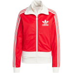 Adidas Originals Ksenia Schnaider Triibuline T&otilde;mblukuga Pikkade Varrukate Jakk Naiste Jakk Crimson IW5669 M
