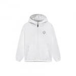 Li Ning Wade seeria &uuml;hev&auml;rviline kirjalogo avar spordihuppkaga tuulejope jakk meeste jakk valge AFDS427-3 XL