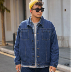 Meeste jakid Meeste pluss-suuruses 6XL 7XL 8XL rev&auml;&auml;riga teksajakid Moodsad vintage jakid M sinine