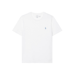 Polo Ralph Lauren Logo Tikitud &Uuml;hev&auml;rviline &Uuml;mmarguse Kaelusega L&uuml;hikeste Varrukatega T-s&auml;rk Meeste Topid Valge 710706748-002 M white