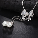Rhinestone Tutt kampsun kett pikk kaelakee