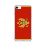 Coque iPhone &ndash; Mont&eacute;n&eacute;gro &ndash; SE 2020 &ndash; Souple &ndash; Mitmev&auml;rviline &ndash; Design Drapeau