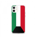 Coque pour iPhone - PIXELFORMA - iPhone 12 - Drapeau du Koweit - Silikoonist supp - Design l&eacute;ger