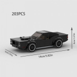 MOC F1 Linna Kiiruse Spordi Meistri V&otilde;idus&otilde;iduauto Ehitusklotsid Tellis R34 RX-7 S&otilde;iduk Superauto Kiire ja Vihane MK4 Supra Laste M&auml;nguasjad