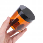 200 ml merevaigupruuni kosmeetilise n&auml;okreemi pudelid huulepalsami proovikonteineri purki