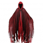 Halloweeni kapuutsiga keep t&auml;iskasvanutele, keskaegne n&otilde;ia v&otilde;luri keep, unisex vaimu cosplay, karje kost&uuml;&uuml;m kost&uuml;&uuml;mipidu, cosplay jaoks punane