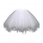 Naiste t&uuml;llseelik 1950. aastate vintage t&auml;iskasvanutele m&otilde;eldud balletikrinoliinist tutu seelik kohev printsessi alusseelik Tantsukleit Cosplay peoks karnevaliks