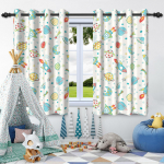 2 tk Kuu T&auml;hed Akna Kardinad Laste Magamistuba Kodu Elutuba Kaunistus Pimendav Kardin Soojusisolatsioon M&uuml;rasummutus 50x160cm 2pcs
