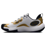 Under Armour Spawn 5 Valge Must Kuldne Meeste Tennised 3026285-101 42.5