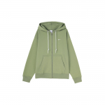 Nike Solo Swoosh tikitud lukuga kapuutsiga jakk meestele &Uuml;ler&otilde;ivad Roheline DR0404-386 M
