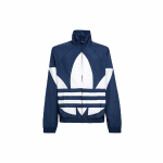 Adidas Originals Trefoil Suure Logoga T&auml;is T&otilde;mblukuga Seisva Kraega L&otilde;tv Spordijakk Meeste Jakid Sinine FM9894 S