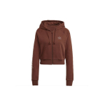 Adidas L&uuml;hike dressipluus Kivistatud logoga Naiste jakid Pruun HF6768 XXS