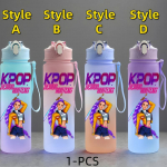 K-Pop Deemonik&uuml;tid Anime Tegelane Veetass Suure Mahutavusega V&auml;litingimustes Kaasaskantav N&ouml;&ouml;riga Joogipudel Kingitus Poistele ja T&uuml;drukutele Style C
