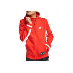 Nike Laste Soe Kapuutsiga Sportlik Vabaaja Lukuga Pikkade Varrukatega Jakk Laste jakid Punane CN6115-657 XL