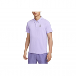 Nike Court Advantage Dri-Fit Mugav Mitmek&uuml;lgne Lihtne Mood L&uuml;hikeste Varrukatega Polo S&auml;rk Meeste pealsed Pehme Lilla FZ6908-515 M