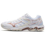 Mizuno Wave Voltage Seeria Mugavad Igap&auml;evased P&otilde;rutuskindlad Libisemisvastased Vastupidavad Madalad Treeningjalatsid Meeste toss Valge Roosa V1GC216036 41