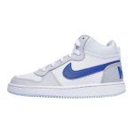 Nike Court Borough Nahast Mugavad Mitmek&uuml;lgsed Libisemiskindlad P&otilde;rutust Summutavad Vastupidavad Keskmise S&auml;&auml;rega Laste Tennised Laste Tennised Valge Sinine FB7177-141 36