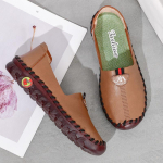 Moodsad ortopeedilised kingad naistele lai jalg slip-on mokassiinid eakad naised madalad mokassiinid uus &otilde;de arst mugavus naiste ortopeedilised kingad 36 pruun