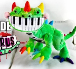 Pianosaurus Plush &Otilde;udusloomad Roheline Dinosaurus T&auml;idisnukk Anime Armsad M&auml;nguasjad Nukk Kollektsioneeritavad Peluches Laste Kingitus Kohandatud roheline