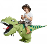 Uus kuum allahindlus, naljakas laste t&auml;ispuhutav ratsutamine, roheline dinosaurus, cosplay kost&uuml;&uuml;m, lastele m&otilde;eldud kleit Halloweeni p&uuml;hadeteemaline pidu as the picture-One Size