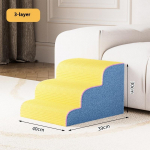 3/4-astmeline koeratrepp-redel m&auml;luvahust k&auml;snast koertele diivan eemaldatav ja pestav kaasaskantav treening lemmiklooma kaldtee trepid lemmikloomatarvikud