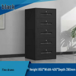 Kontori mobiilne hoiukapp lukuga: Lauasahtli all olev lehtmetallist arhiiv ja sahtlite organiseerija Standard