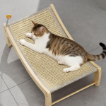 2 in 1 Sisal Cat Scratcher and Resting Couch Shedding Resistant for All Seasons Comfortable Sturdy 53x33x15.5cm