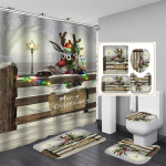 J&otilde;uluvana Du&scaron;ikardinakomplekt Vannimatt Libisemisvastane Vaip Vannitoa vahesein Veekindel kodukaunistus Cortinas Para Ba &ntilde;O Only Curtain 90x180