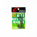 Omanik B-11 Worm Hook Offset Suurus 3/0 (0067)