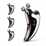 Nutikas elektriline Gua Sha n&auml;orull 2 EMS, RF, kuumuse, 7 v&auml;rvi LED-valgusteraapiaga Skulptureeriv, pinguldav, vananemisvastane, akne hooldus, topeltl&otilde;ua v&auml;hendamine