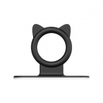 WC-istme t&otilde;stukid Multifunktsionaalsed silikoonist isekleepuvad kapi uksek&auml;epide V&auml;ltige puudutamist WC-poti kaane k&auml;epide Wc-tarvikud 1 PCS must