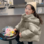 Uus stiil T&uuml;drukutele Goose sulejope Stiilne talve sulejope Lasteriided Kolmekindel mantel Soe laste talveriided 100cm