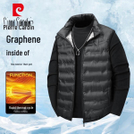 Pierre Cardin Men's Stand-Collar Sleeveless Padded Jacket 8XL