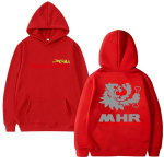 2025 Uus Malossi Teemaline Kahepoolselt tr&uuml;kitud Hupparid Mehed naised harajuku vintage Huppari Unisex Fliis Pikkade varrukatega pulloverid S