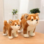 25/35CM Armas Shiba Inu Pl&uuml;&uuml;sm&auml;nguasi Realistlik Kohev Koer Pehme M&auml;nguasi Simulatsioon Kutsika Nukud S&uuml;nnip&auml;evakingituseks 25cm