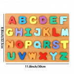 1 tk puidust Montessori m&auml;nguasjad inglise t&auml;hestiku m&otilde;istatus lastele koolieelne haridus inglise keele &otilde;ppimine k&auml;epidemega puslem&auml;ng laste m&auml;nguasi