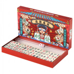 Kaasaskantav mahjong, lauam&auml;ngude kaasaskantav reisikomplekt 144 t&uuml;kki Hiina mahjong klassikaline traditsiooniline hiina domino kodulauam&auml;ngud One Size