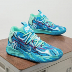 K&auml;mpuse spordim&auml;ng korvpallijalatsid laste kulumiskindlad v&auml;ikesed La Melo Ball 3. p&otilde;lvkonna tossud &otilde;pilased tegelik v&otilde;itlus p&otilde;rge 35