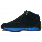 Air Jordan 18 Retro 'Black Sport Royal' 2018 Jordan AA2494-007 42