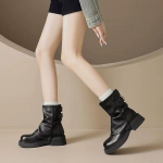 Suurused 35-43, Suured naiste kingad Maillard l&uuml;hikesed saapad naiste pruunid p&uuml;ksid Martini saapad 41 platvorm voodriga saapad naiste 42 40 must