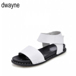 Uued naiste suvesandaalid, lamedad kingad, naiste r&otilde;ngad ja silmused, lihtsad valged naiste sandaalid dcv45 35