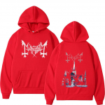 Mayhem De Mysteriis Dom Sathanas Graafiline Pusa Mehed Naised Mood Surm Must Metall Rock B&auml;ndi Kapuutsikas Mehelik Klassikaline Dressipluus S