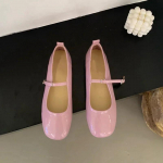 Mood kevadsuvi Mary Jane'i kingad Naiste pehme tallaga vabaaja kleit Balletikingad &uuml;mmarguse varbaga madalad, Zapatos De Mujer 2025 43 lilla